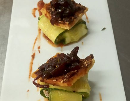Rolls de Zucchini: Una explosión desabor vegetal y texturas