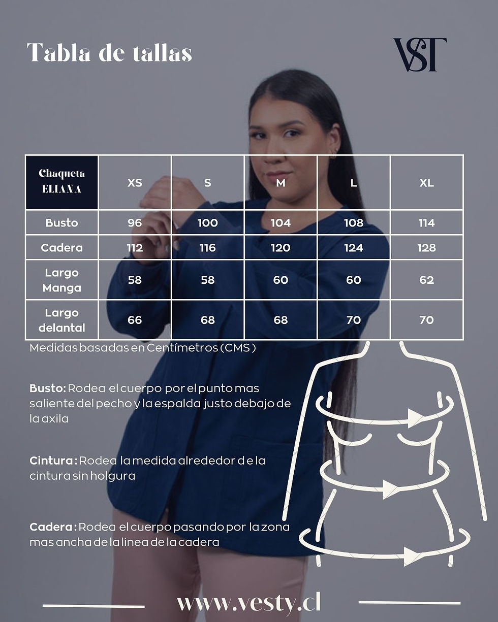 Miniatura: CHAQUETA CLINICA  ELIANA NAVY