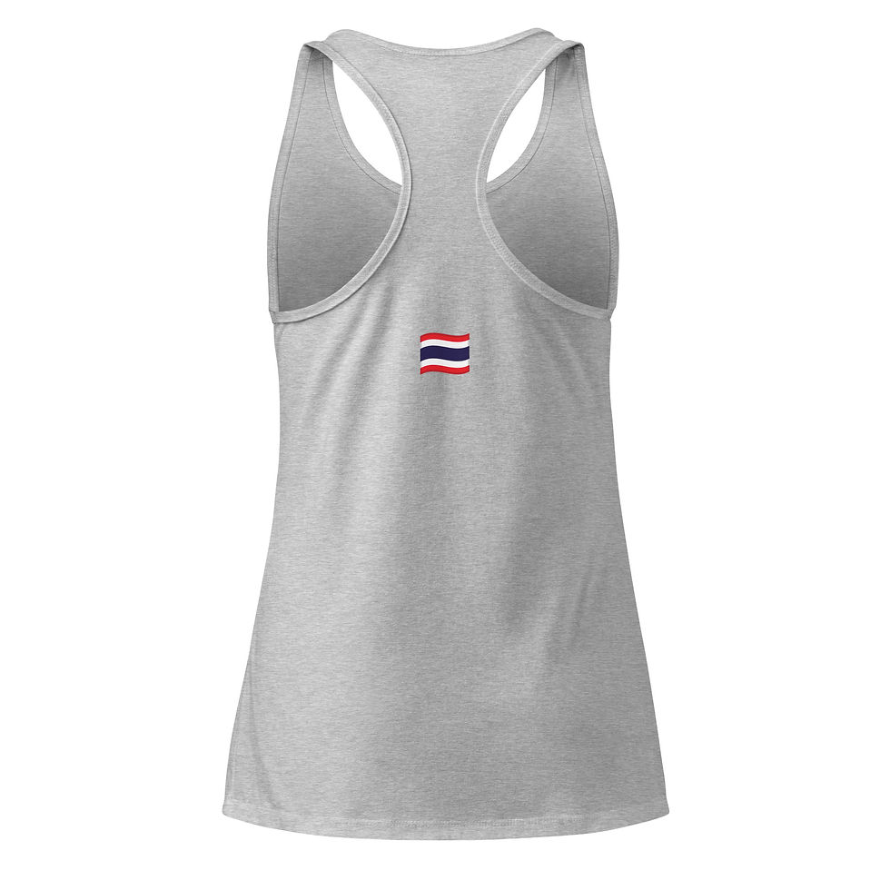 Miniaturbild: Muay Thai Damen Tank Top – Rooster Fight Vintage Thailand Combat Shirt