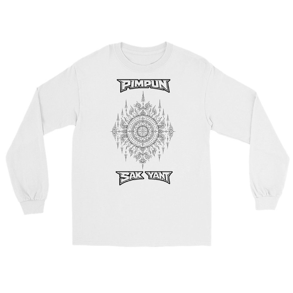 Miniaturbild: PIMPUN Sak Yant Sonnenmandala – Circle of Energy & Protection Long Sleeve Shirt
