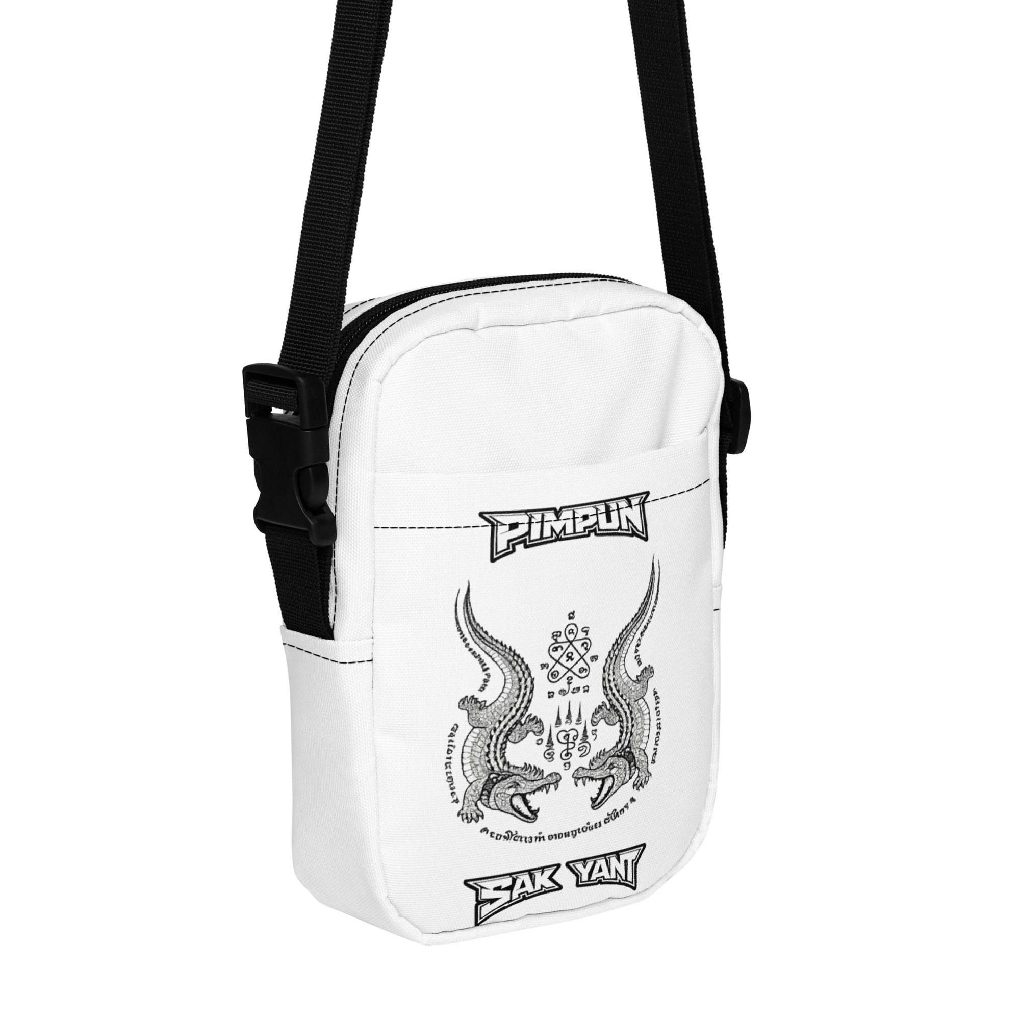 PIMPUN Crossbody Bag – Sak Yant Krokokodil Tattoo Ink. Style