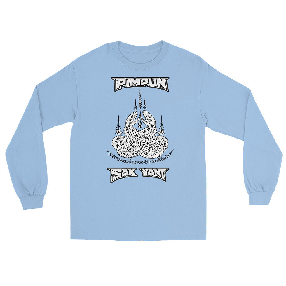 Miniaturbild: PIMPUN SAK YANT NAGA Longsleeve – Muay Thai Streetwear