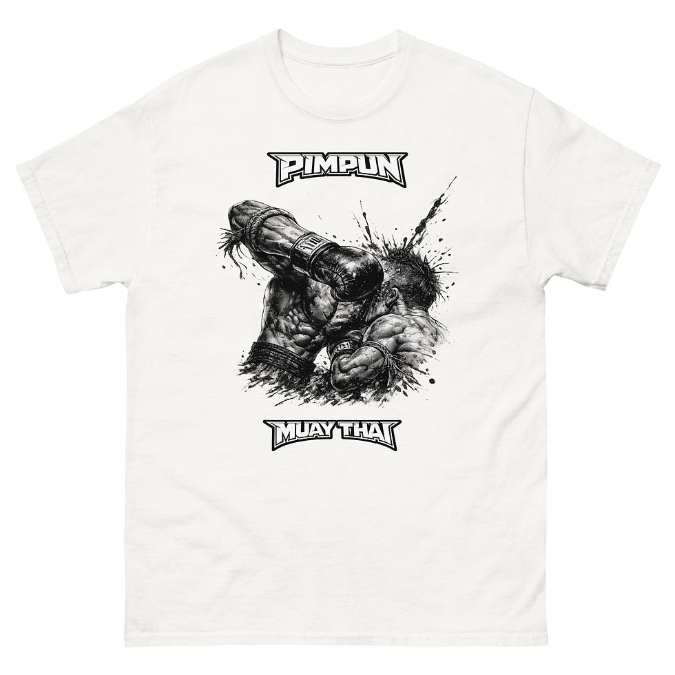 Miniaturbild: Muay Thai Elbow Strike – Unisex Shirt | Brutal Impact Ink Design