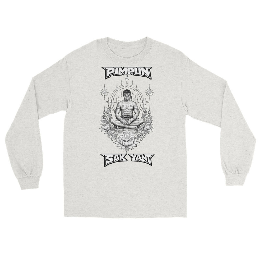 Miniaturbild: PIMPUN Sak Yant Nak Muay Harmony Longsleeve – Thai Balance Spirit