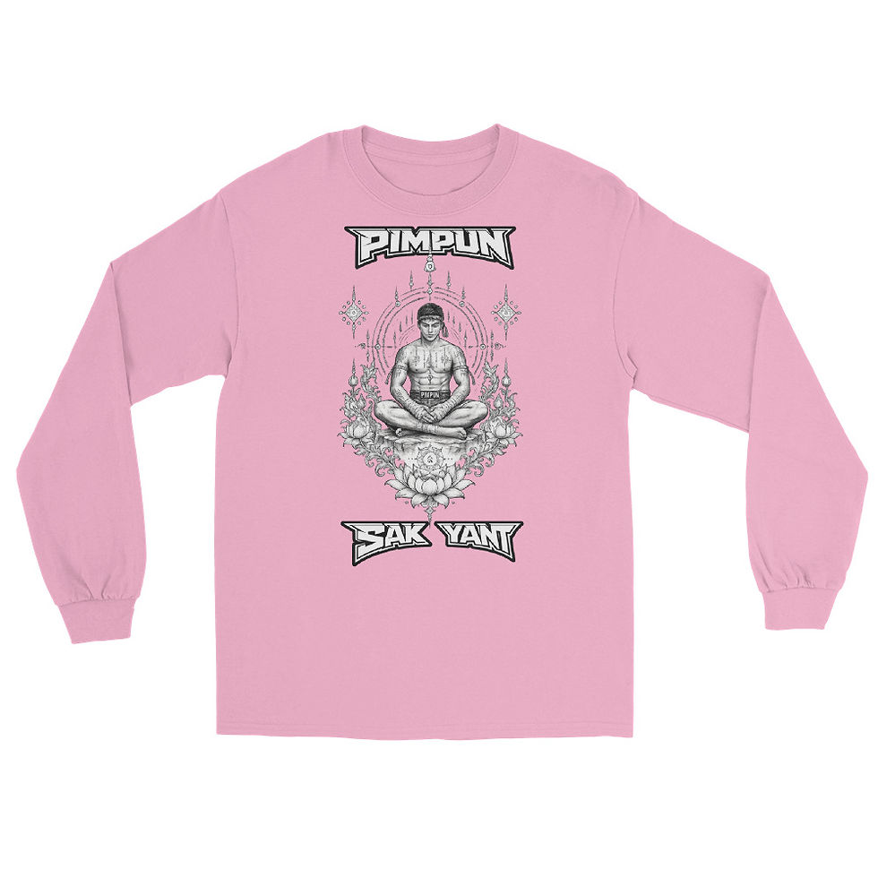 Miniaturbild: PIMPUN Sak Yant Nak Muay Harmony Longsleeve – Thai Balance Spirit