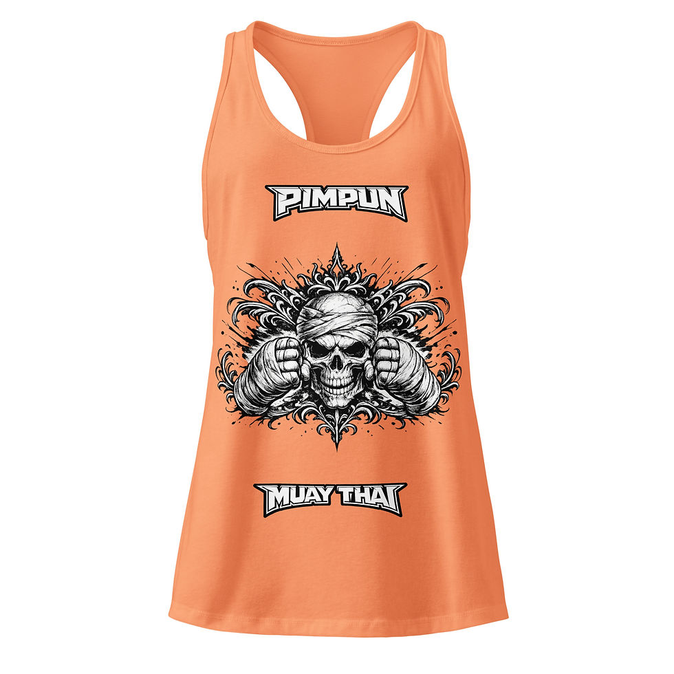 Miniaturbild: Muay Thai Tank Top Damen – Skull Fighter Gym & Kampfsport | PIMPUN