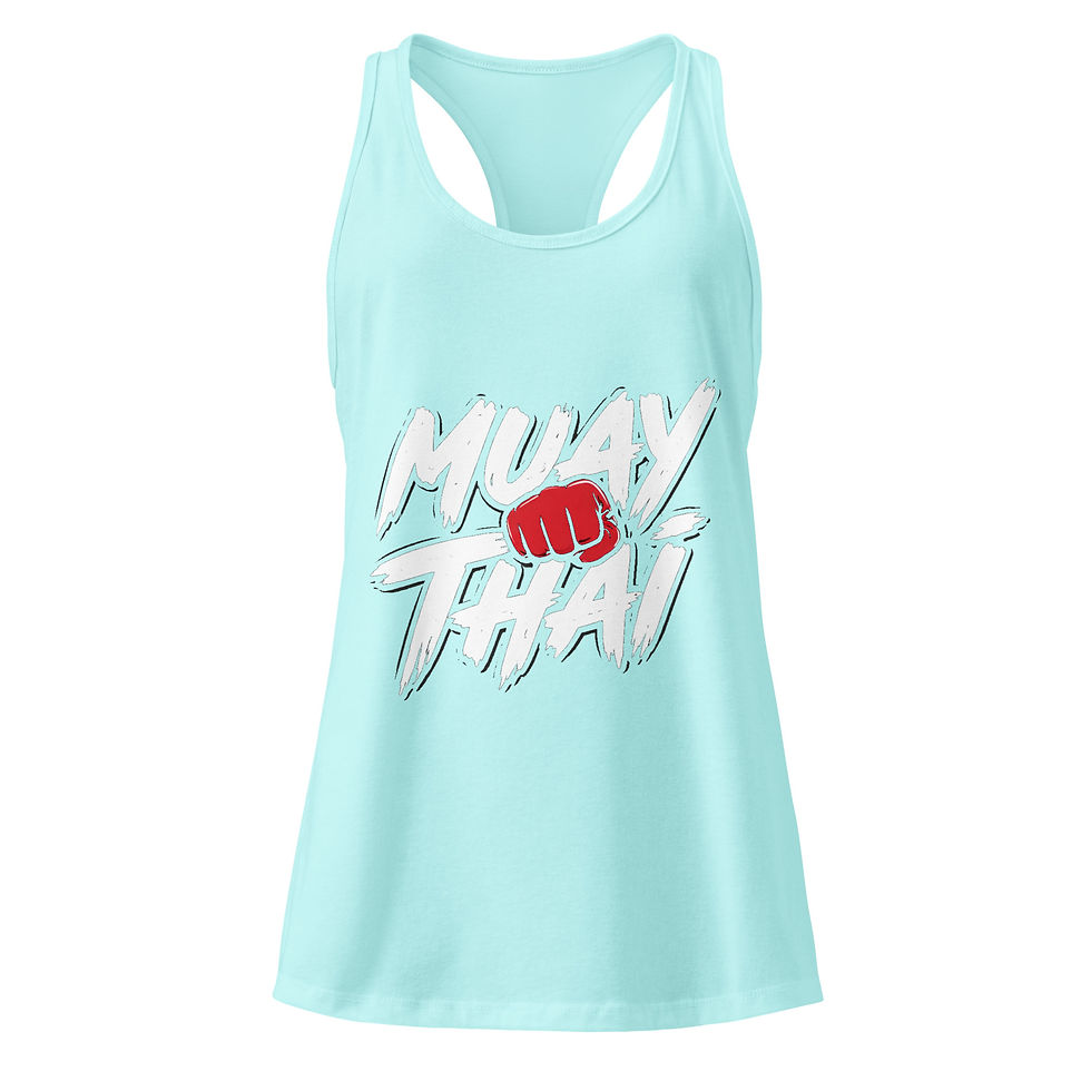 Miniaturbild: Muay Thai Damen Tank Top – Fight Spirit Kickboxing Fitness Shirt
