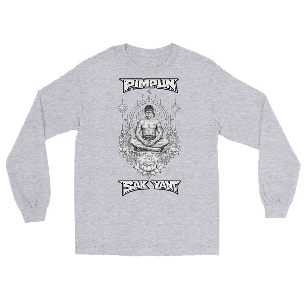 Miniaturbild: PIMPUN Sak Yant Nak Muay Harmony Longsleeve – Thai Balance Spirit