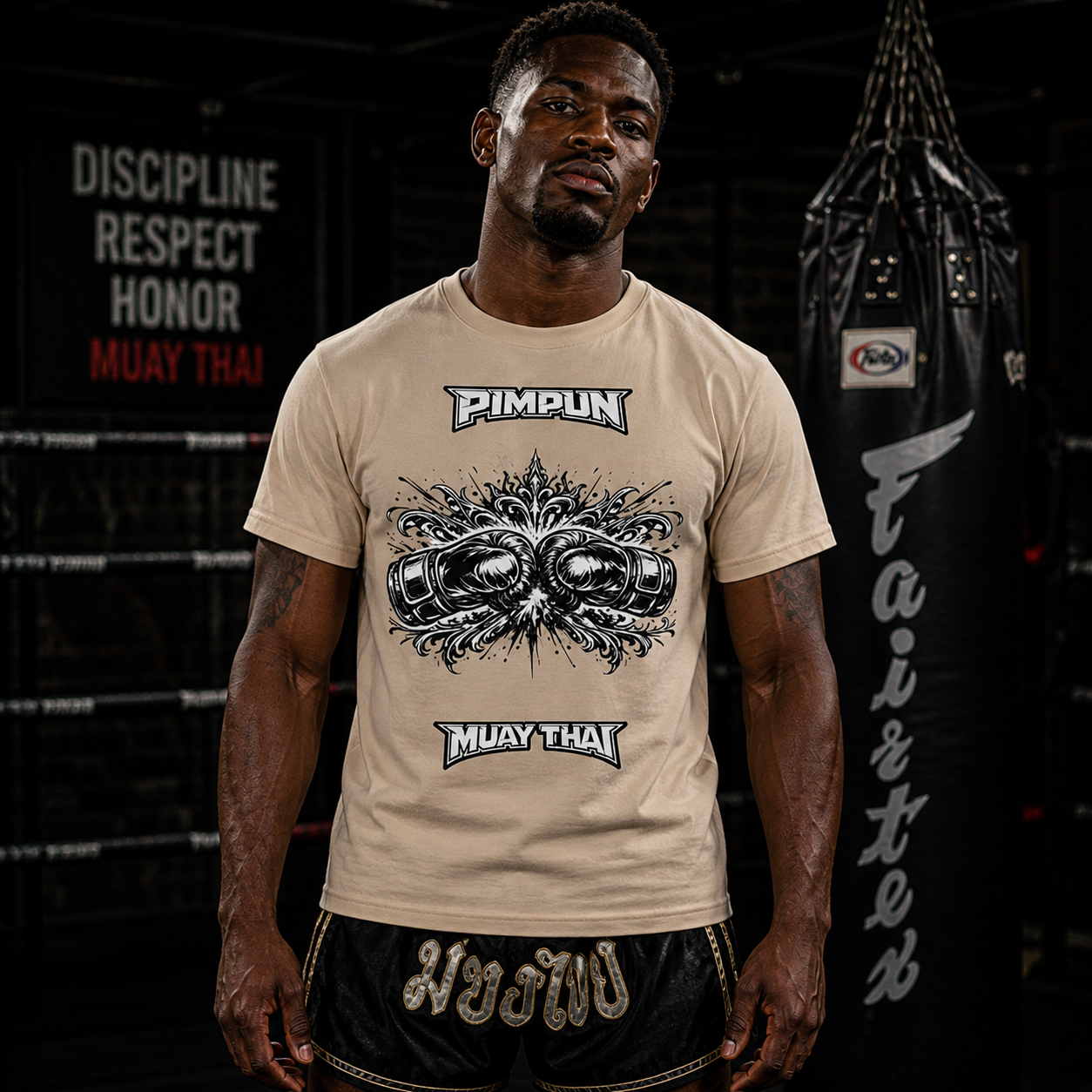 Muay Thai Gloves Shirt – Boxing Hands | MMA Kickboxen Kampfsport