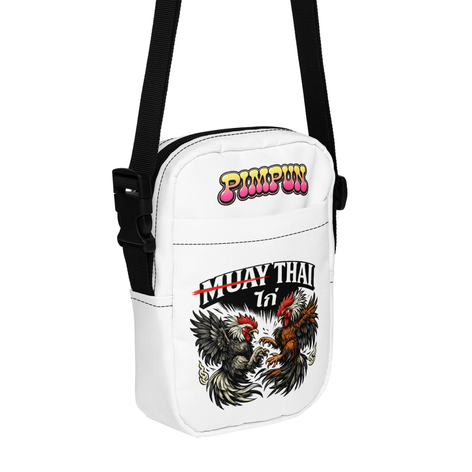 PIMPUN Muay Thai Crossbody Bag – Street Fight Shoulder Bag