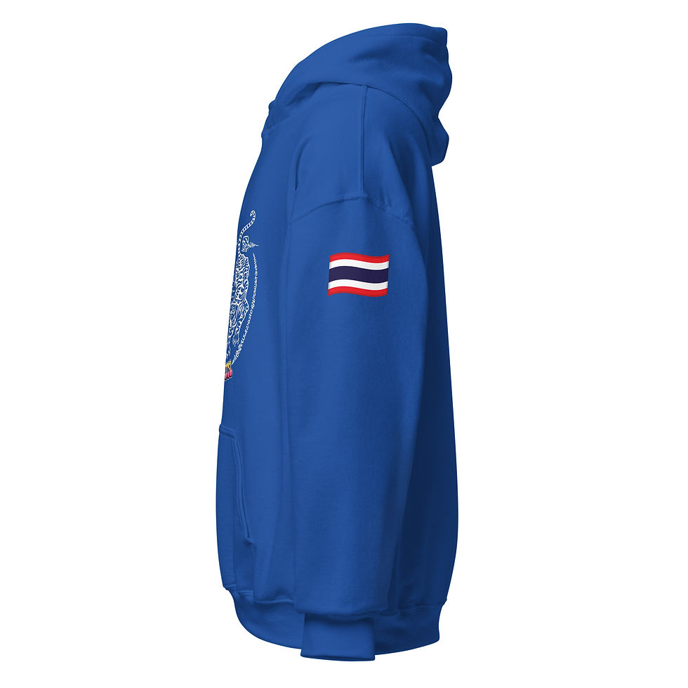 Miniaturbild: PIMPUN Sak Yant Tiger Hoodie – Muay Thai Spirit Unisex Hoodie
