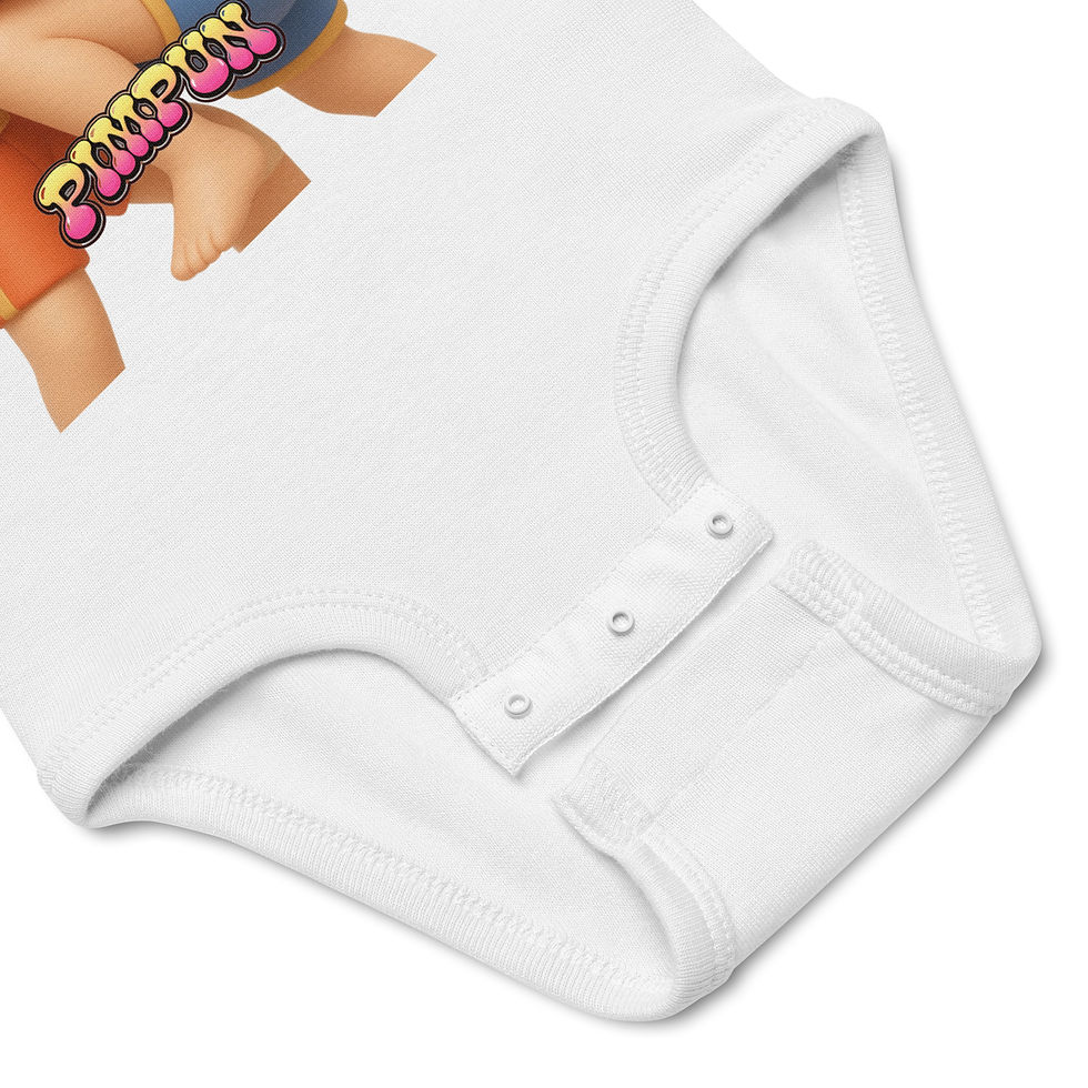Miniaturbild: Baby Muay Thai Kurzarm-Strampler – Süßer Mini Kämpfer | PIMPUN Baby Body 