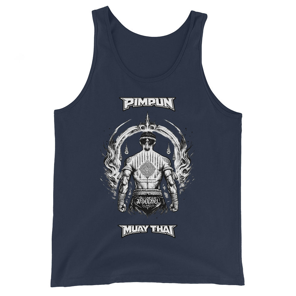 Miniaturbild: Muay Thai Sak Yant Tank Top Herren MMA Fighter Style PIMPUN