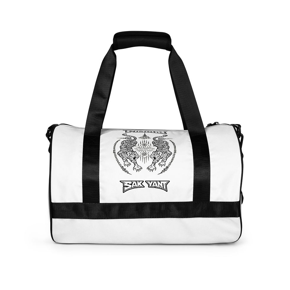 Miniaturbild: Muay Thai - Sak Yant Gym Bag – Mit 2 Starken Motiven Design by PIMPUN