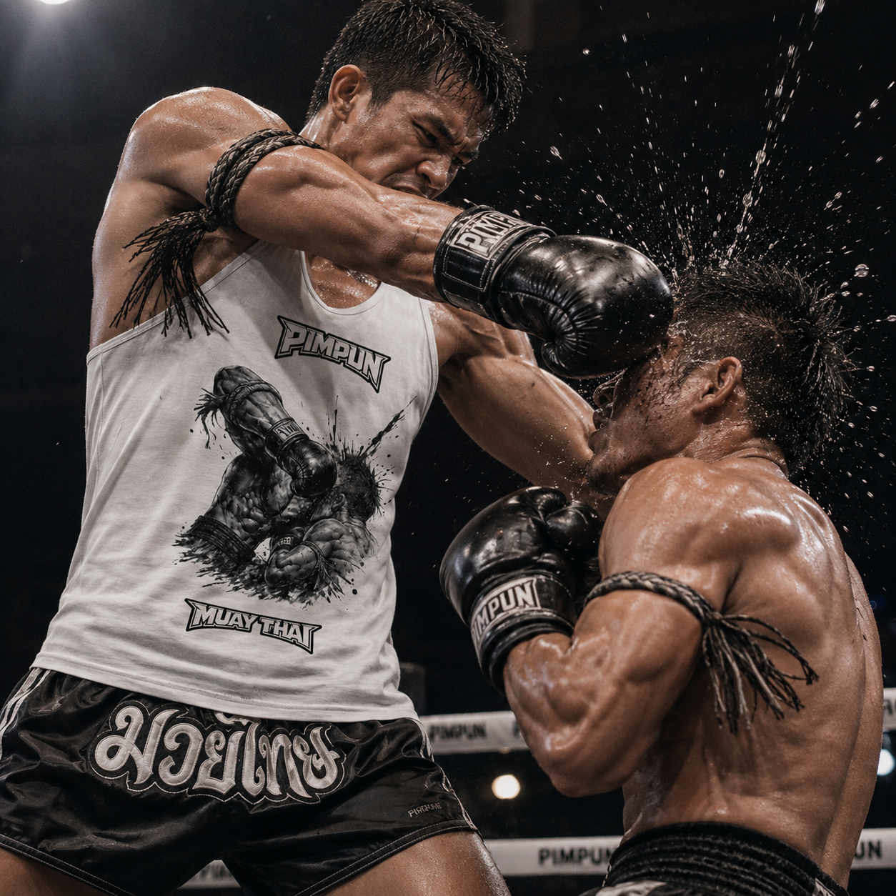 Muay Thai Elbow Strike Tank Top Herren MMA Gym Shirt – PIMPUN