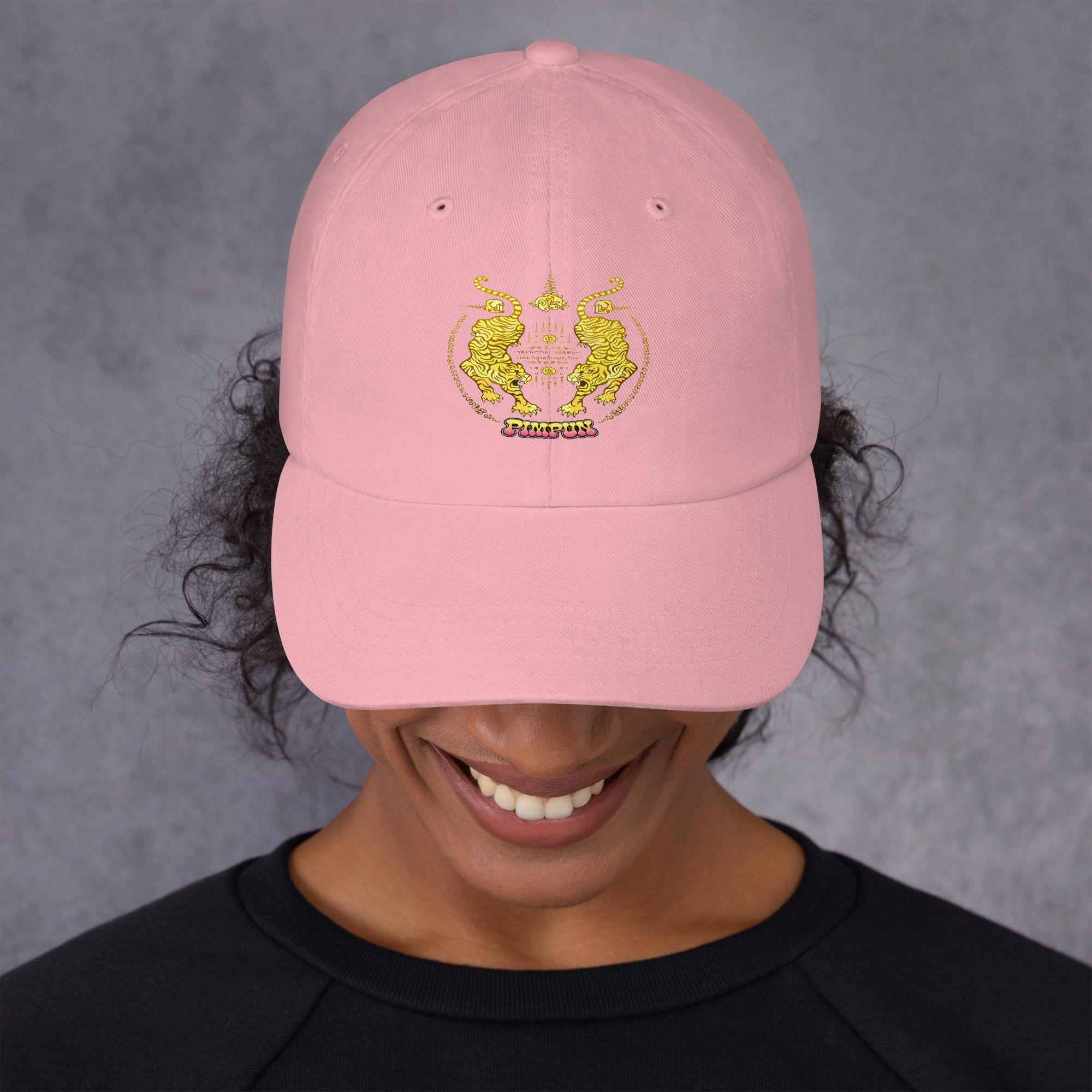 PIMPUN Basecap – Stylisches Snapback Cap mit auffälligem Sak Yant Tiger Design