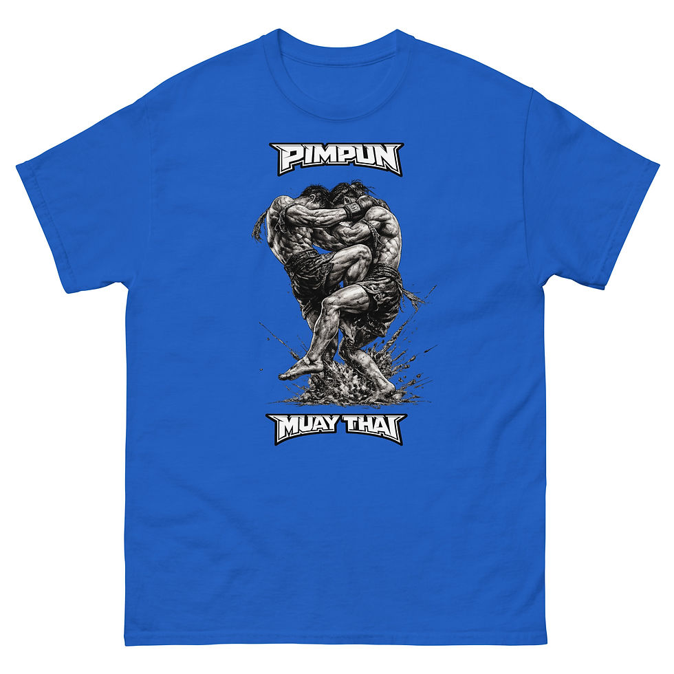 Miniaturbild: Muay Thai Clinch Dominance – Unisex Shirt | Elite Combat Ink Design