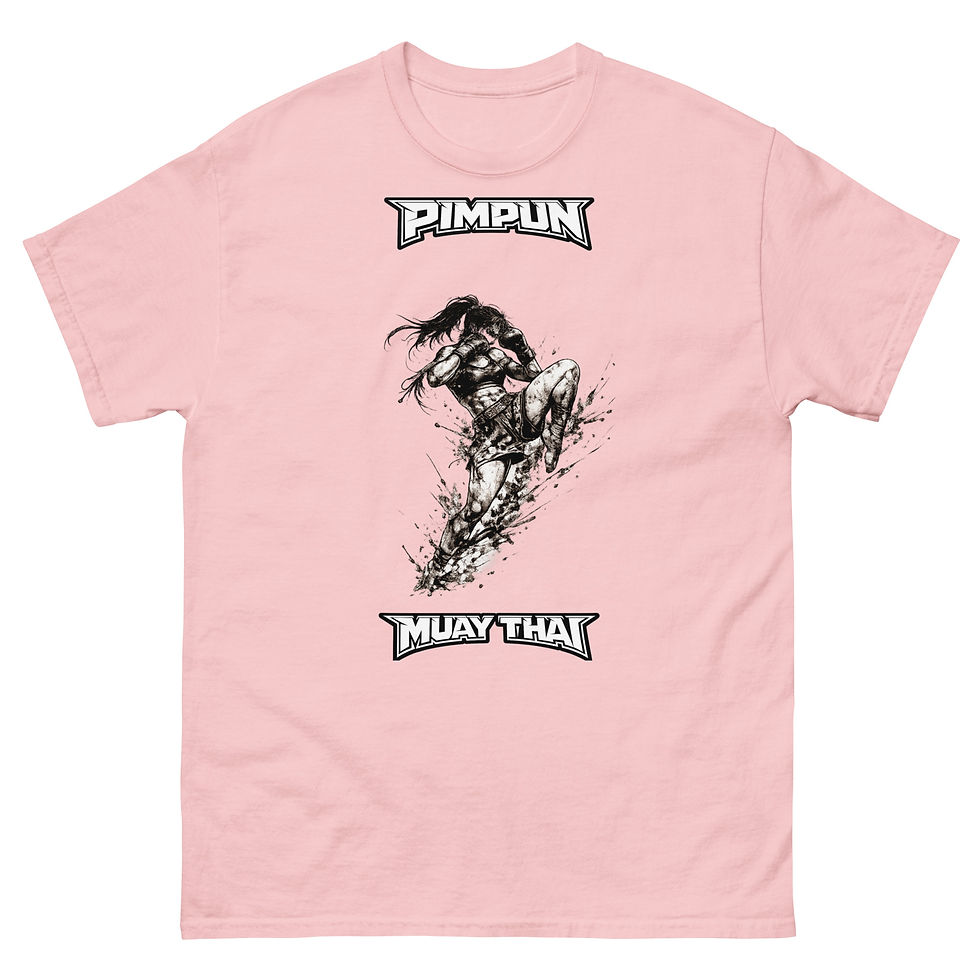 Miniaturbild: Muay Thai Fighter Shirt – Dynamic Knee Strike | MMA Kickboxen Kampfsport 