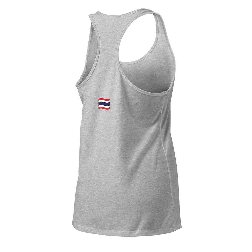 Miniaturbild: Muay Thai Damen Tank Top – Rooster Fight Vintage Thailand Combat Shirt