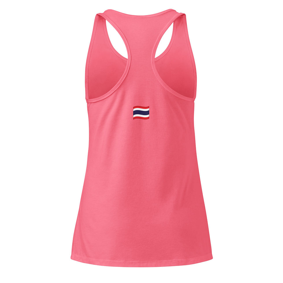 Miniaturbild: Muay Thai Damen Tank Top – Gold Crocodile Thailand Spirit Kampfsport Shirt