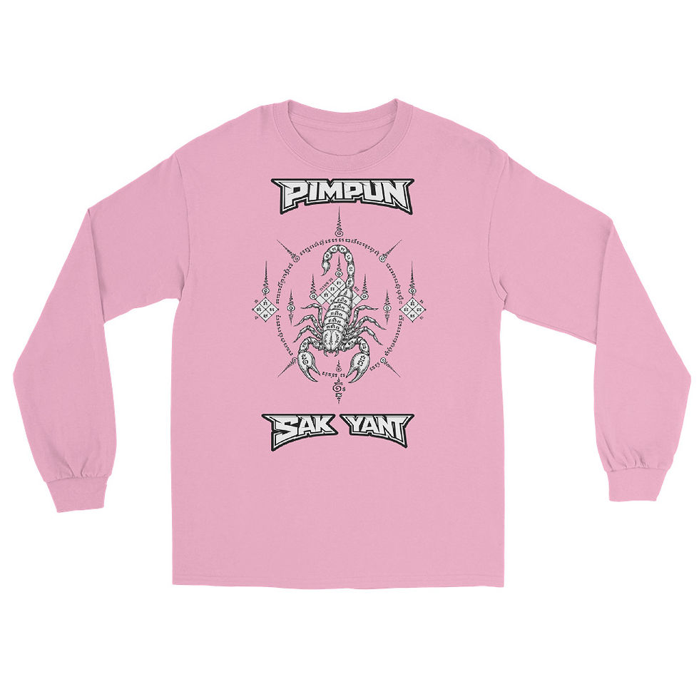 Miniaturbild: PIMPUN SAK YANT SCORPION Longsleeve – Muay Thai Streetwear