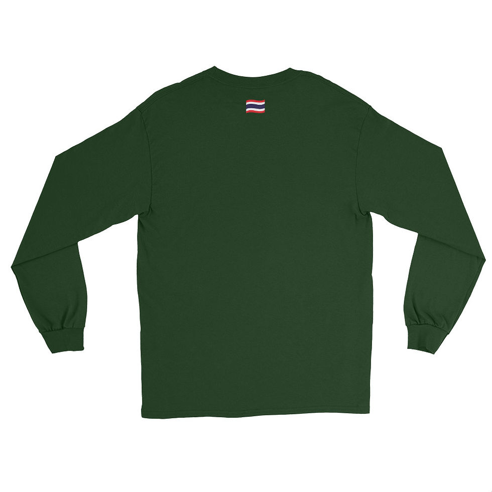 Miniaturbild: Muay Thai Fighter Longsleeve  – Streetwear Gym Shirt aus 100% Baumwolle