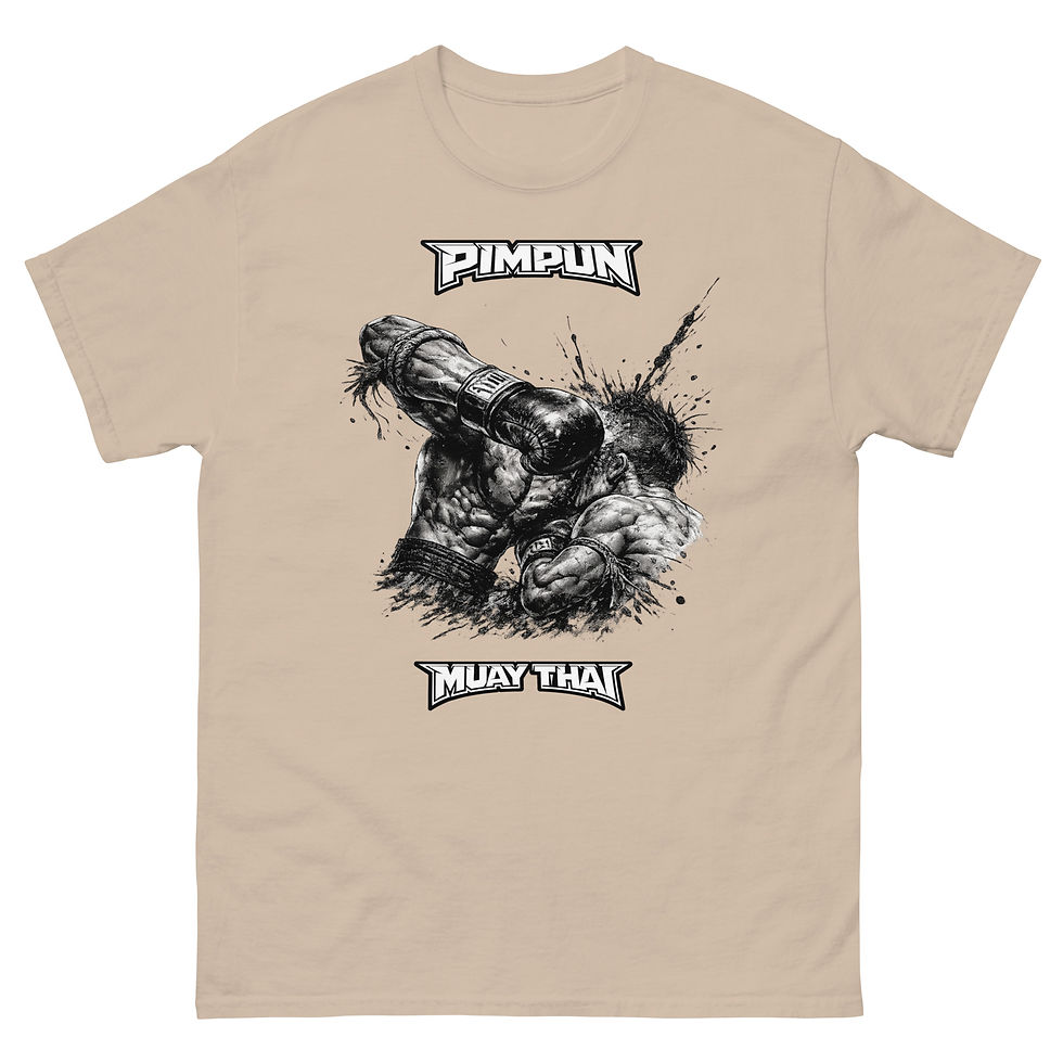 Miniaturbild: Muay Thai Elbow Strike – Unisex Shirt | Brutal Impact Ink Design