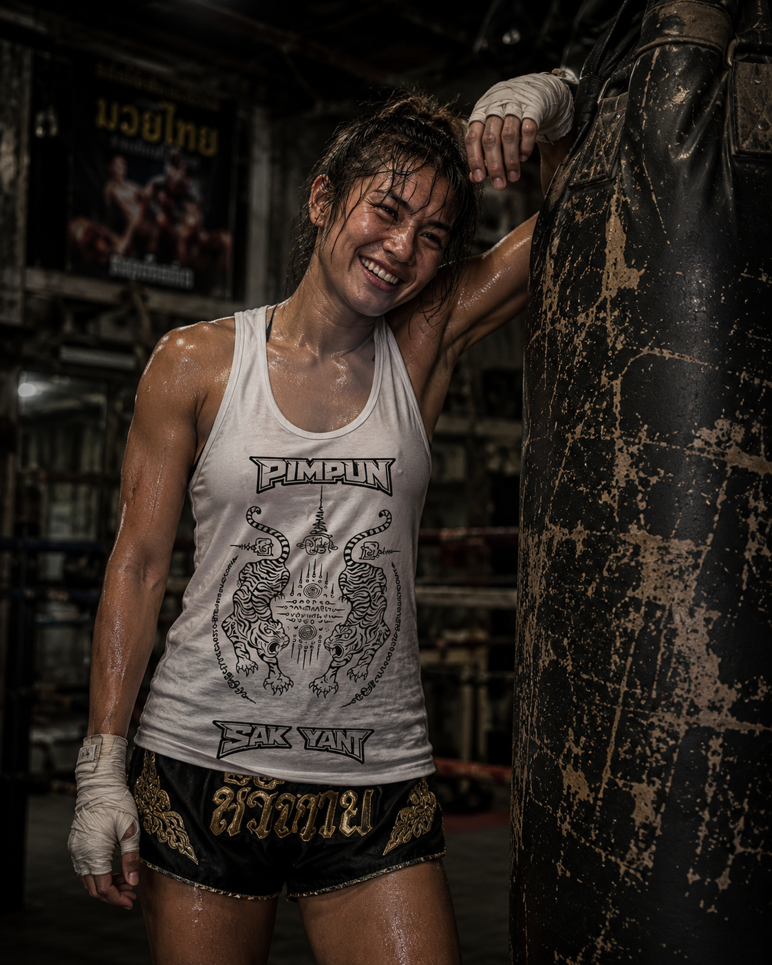 SAK YANT TIGER by PIMPUN – Luxury Fightwear | Spirit & Discipline