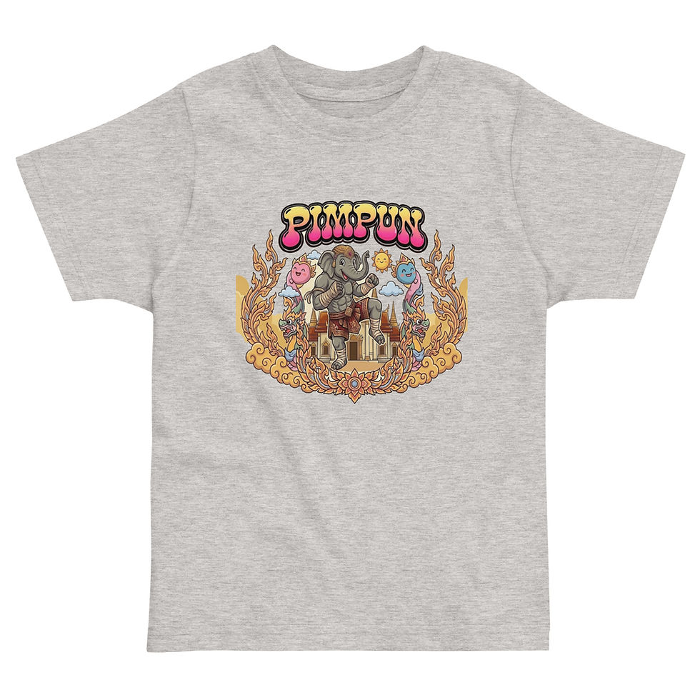 Miniaturbild: Süßes Elefanten Kinder T-Shirt – Buntes Abenteuer Shirt mit Happy Tierfreunden
