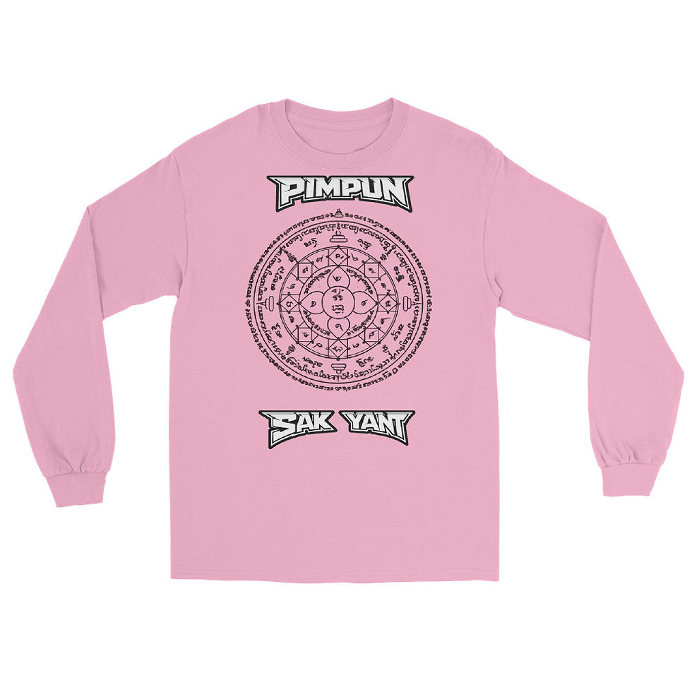 Miniaturbild: PIMPUN SAK YANT MANDALA Longsleeve – Muay Thai Streetwear