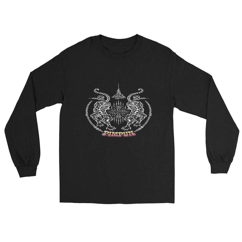 PIMPUN Crocodile Muay Thai Longsleeve – Streetwear 100% Baumwolle