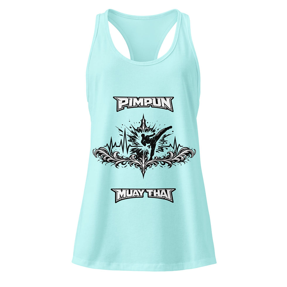 Miniaturbild: Muay Thai Tank Top Damen – Heartbeat Kick Gym & Fitness | PIMPUN
