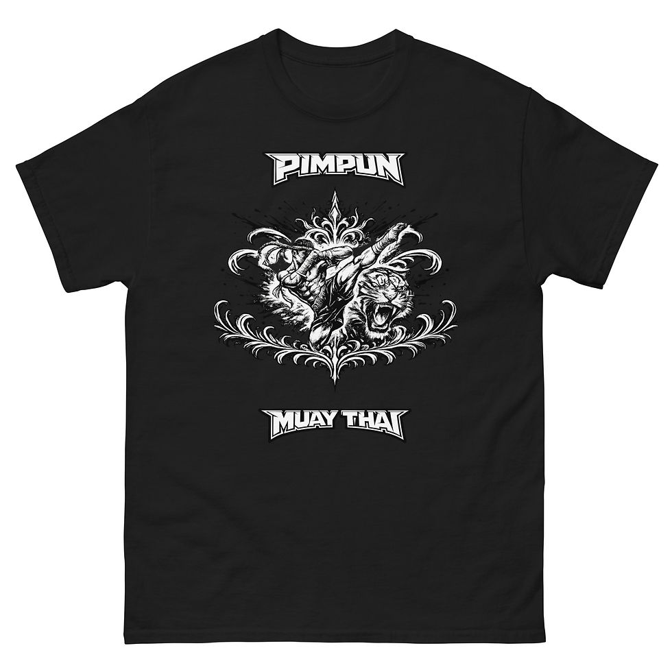 Miniaturbild: Muay Thai Tiger Shirt – Savage Fighter Design | MMA Kickboxen Kampfsport 