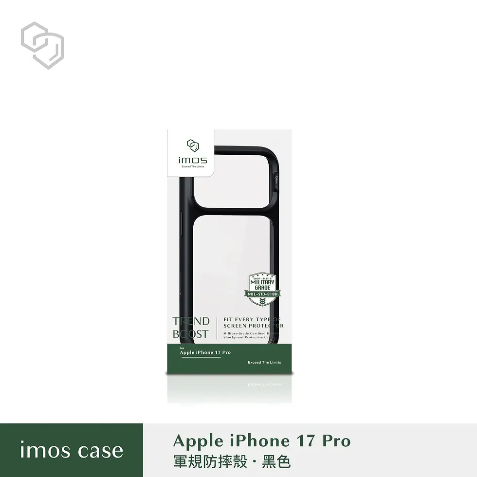 縮圖：iPhone 17 系列 TREND BOOST 軍規防震保護殼-黑色