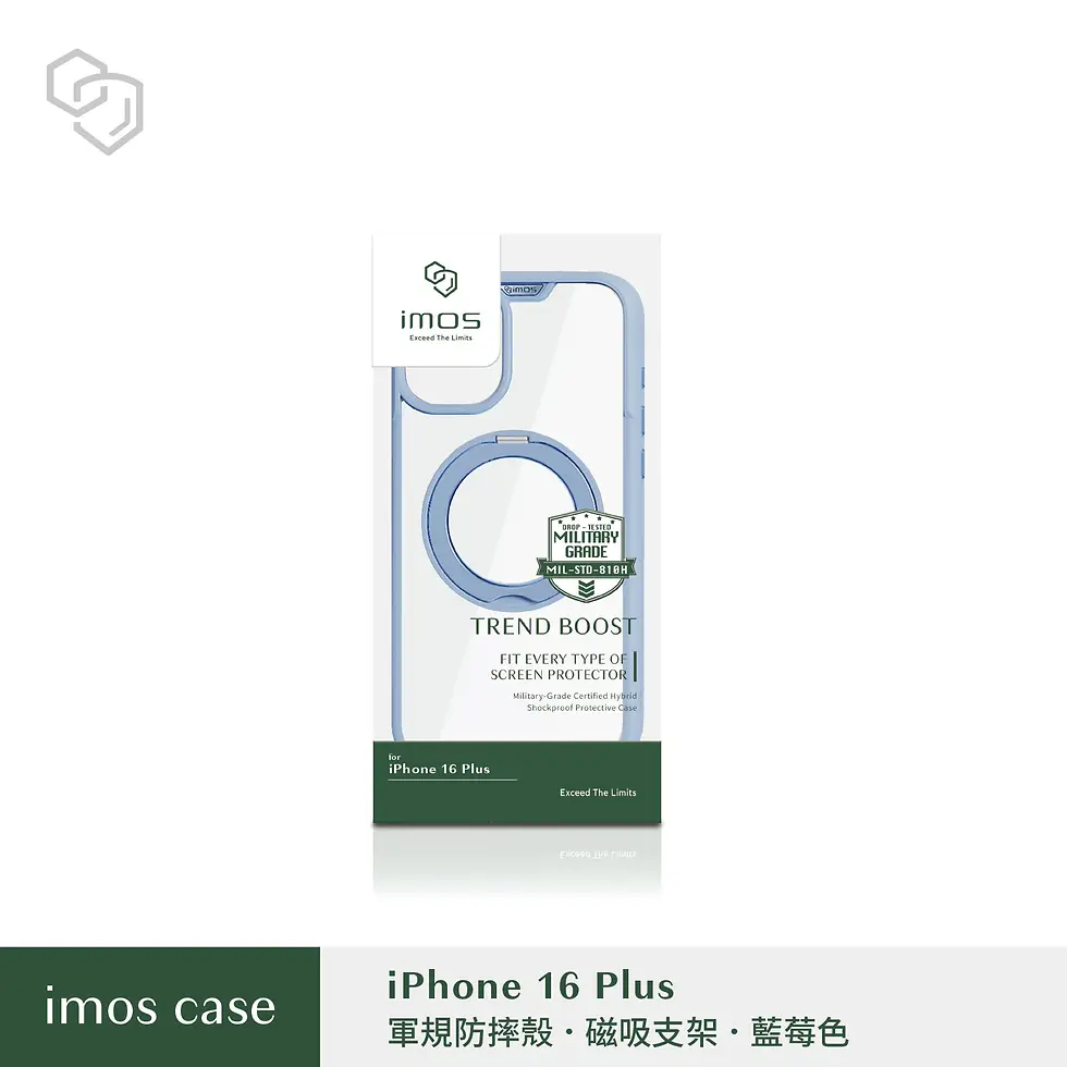 縮圖：iPhone 16 Pro Max 磁吸支架軍規防震保護殼-四色