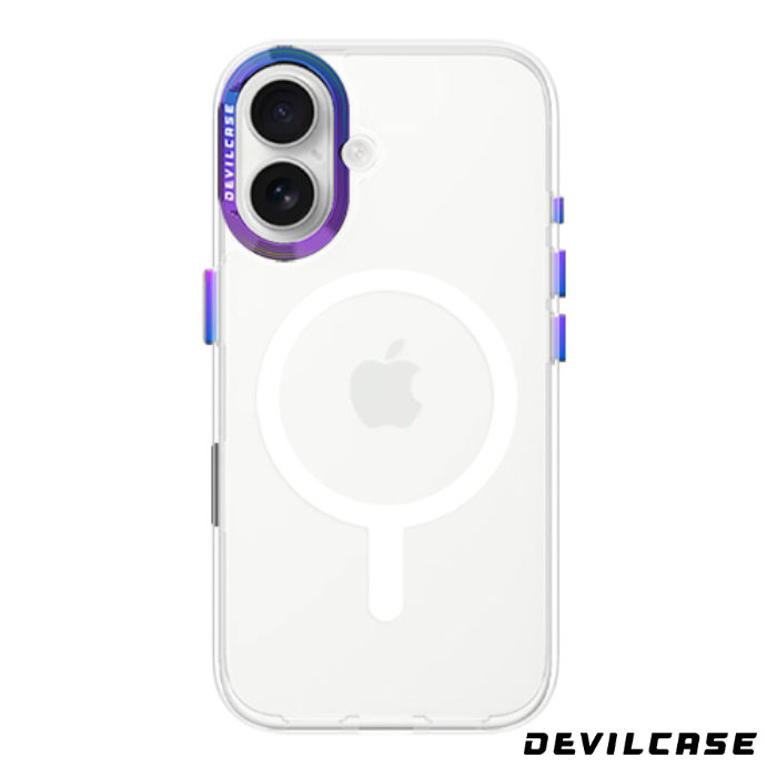 縮圖：iPhone 16 Plus-惡魔殼-相機按鍵版-標準(磁吸版透明)-12色