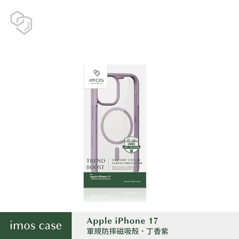 縮圖：iPhone 17-IMOS(磁吸)軍規保護殼-五色