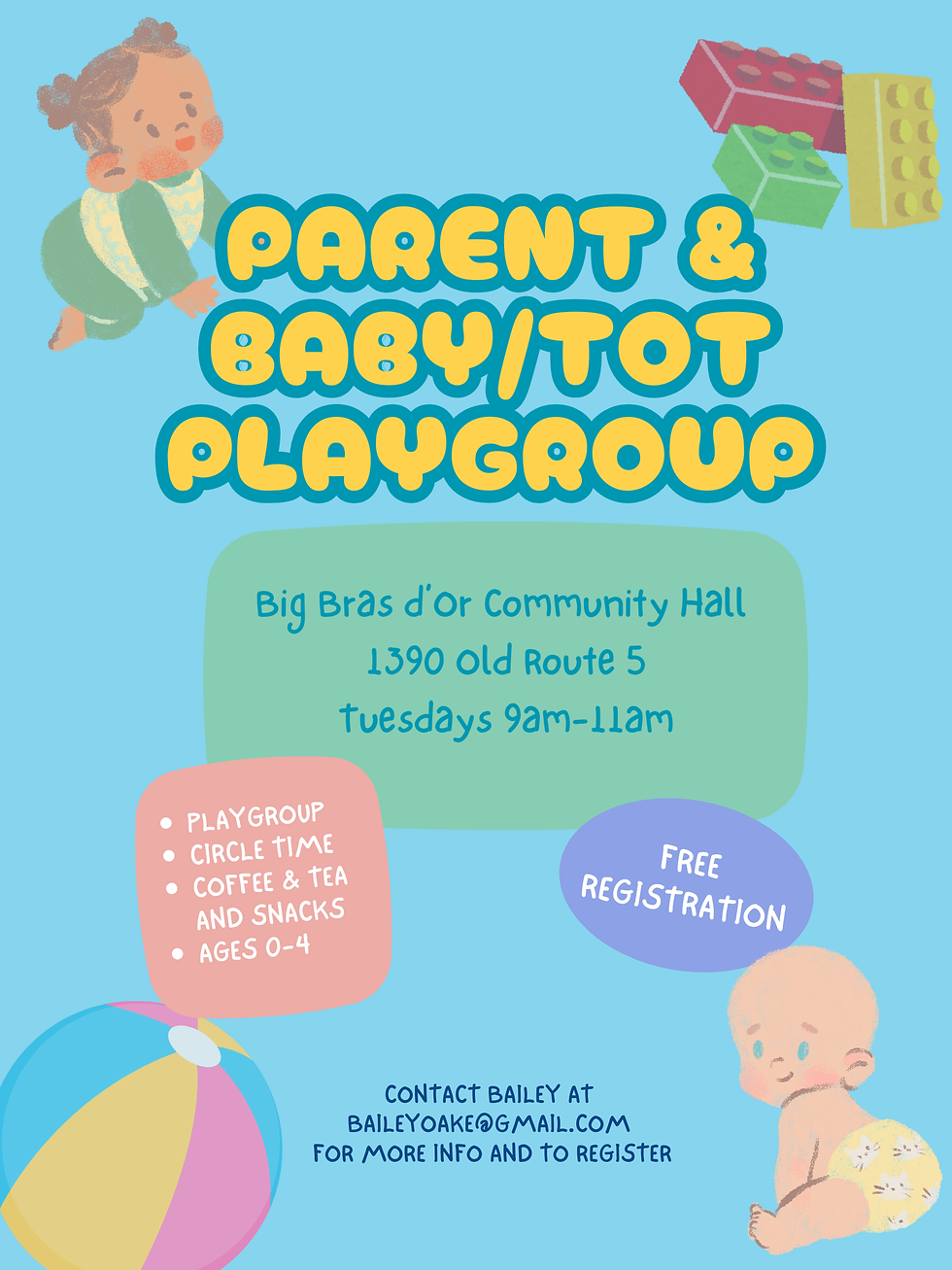Weekly Parent and Baby/Tot Playgroup