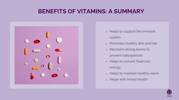 breast health vitamins benefits