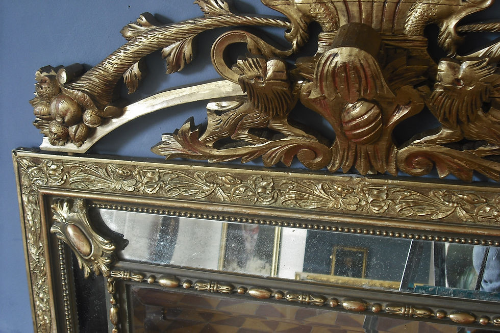 Miniature : Grand Miroir à pare closes 184 x 100 Napoléon III