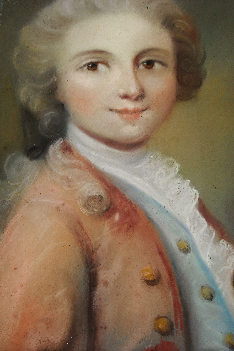 Miniature : Portrait De Page - Pastel Signé Zoé Laigneau