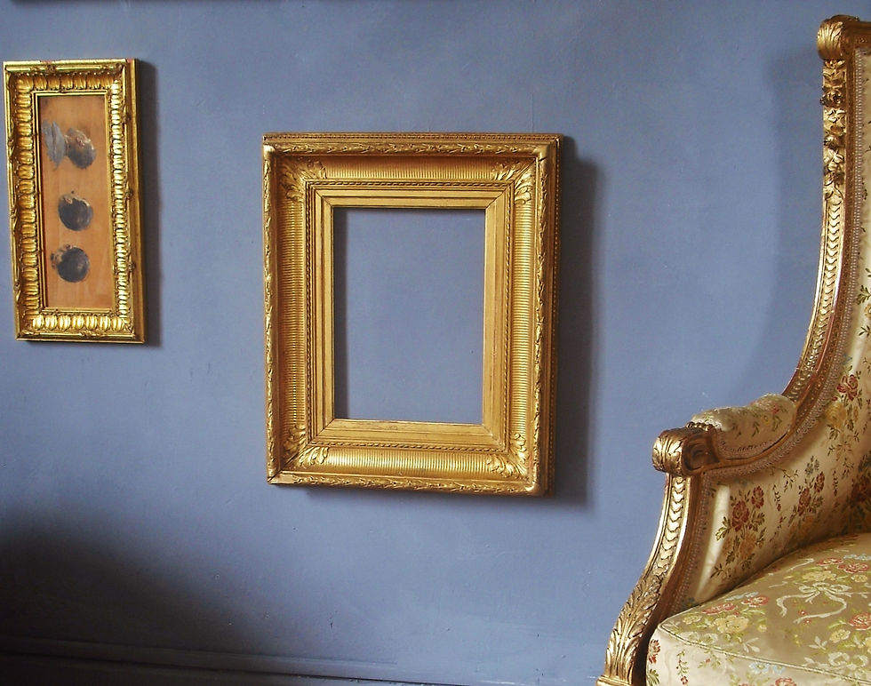 Miniature : Cadre à Canaux  52,5  X 43,5 doré à la feuille