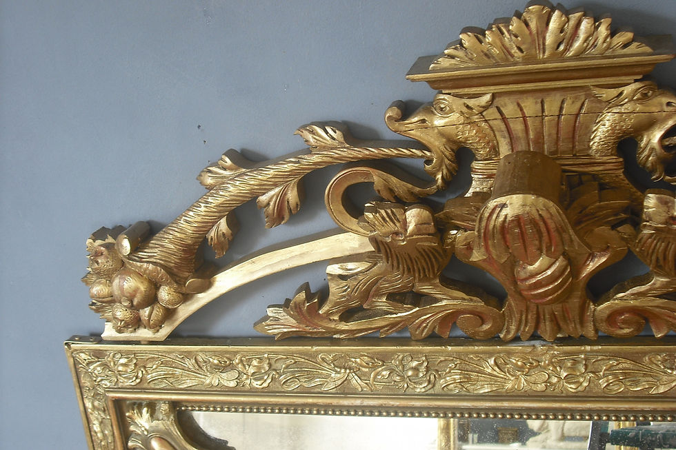 Miniature : Grand Miroir à pare closes 184 x 100 Napoléon III
