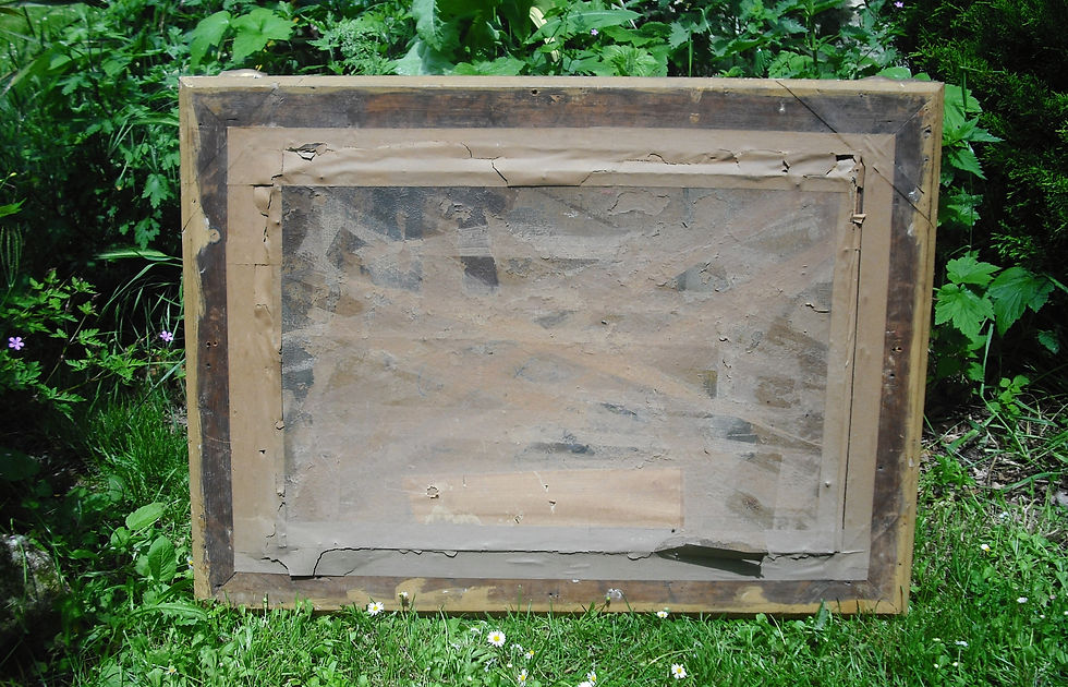 Miniature : Elègante à La Capeline 88 X 64 XIX HSP Encadrée