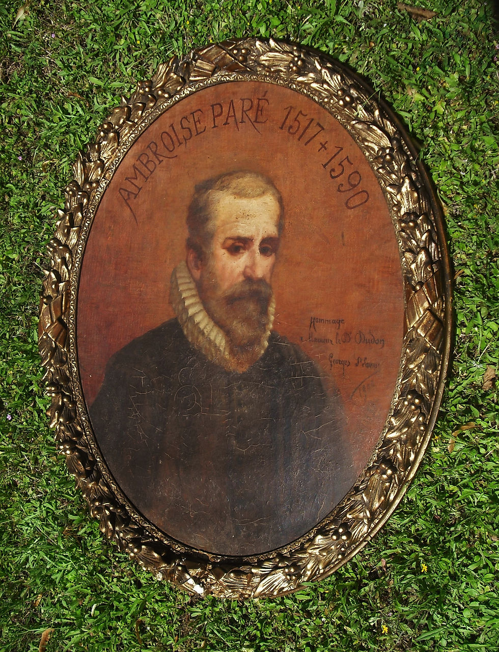 Thumbnail: G St Lanne Grand Portrait d' Ambroise Paré 93 X 68