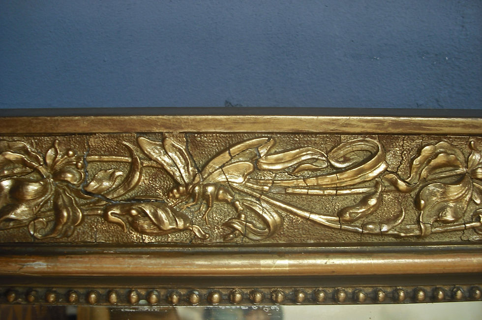 Miniature : Grand Miroir à pare closes 184 x 100 Napoléon III