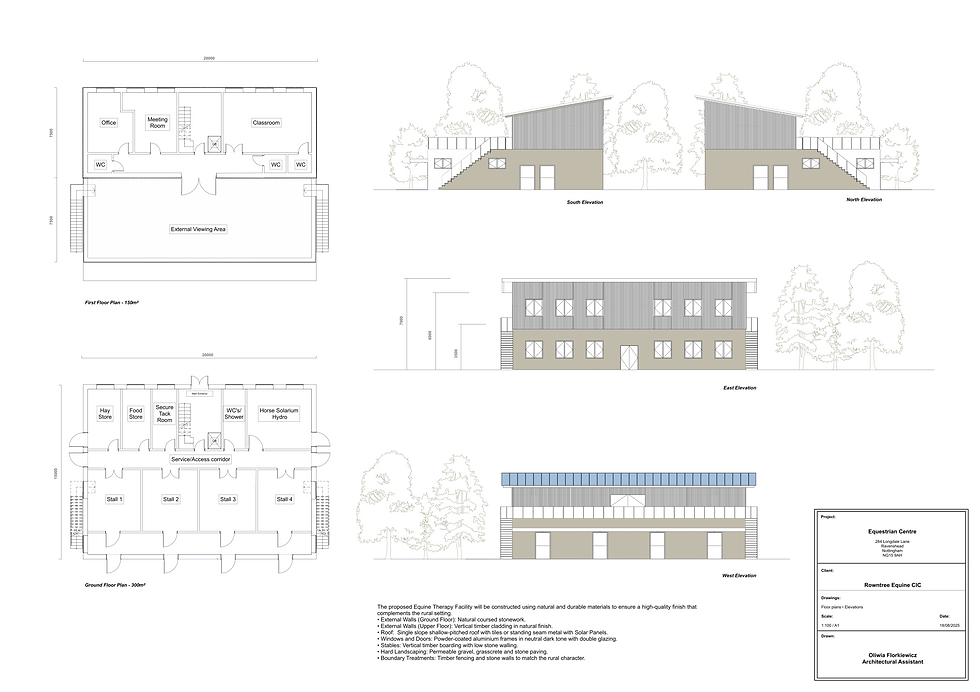 Rowntree CIC Granted Planning Permission for New Equine Therapy Centre in Nottingham.