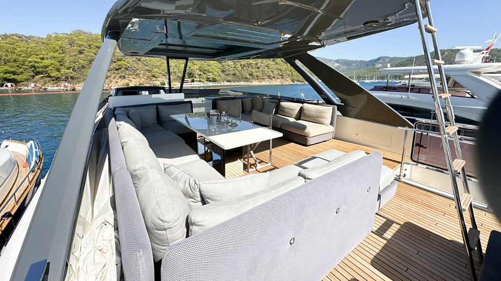Interior Features and Luxury Amenities Ferretti 850