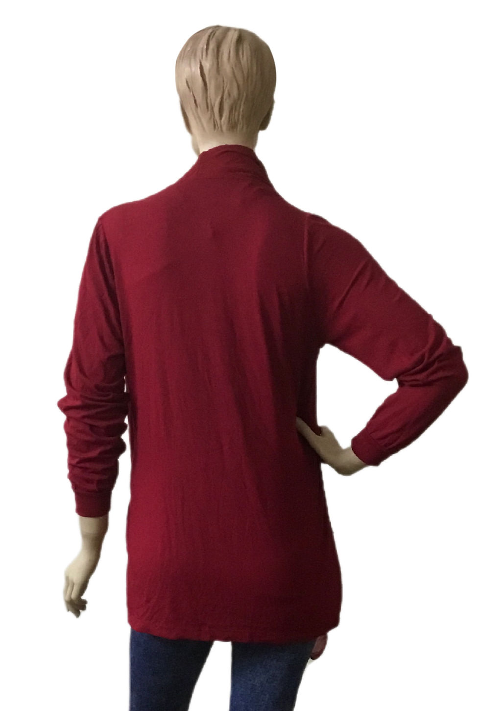 Thumbnail: Ruffled Maroon Shrug