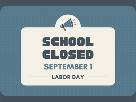 No School September 1